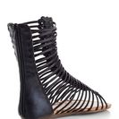 Incaltaminte Femei EXTREME By Eddie Marc Terry Gladiator Sandal BLACK