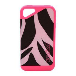 Accesorii Femei JanSport Slipcase For iPhone 4 BlackWhiteFluorescent Pink Miss Zebra