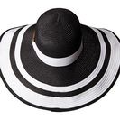 Accesorii Femei LAUREN Ralph Lauren Paper Straw Bright amp Natural Sun Hat BlackPearl