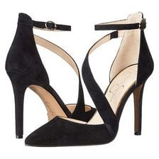 Incaltaminte Femei Jessica Simpson Castana Black Luxe Kid Suede