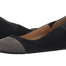 Vaneli Ardelia Black Suede/Pewter Chain/Black Elastic