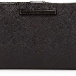 Rebecca Minkoff Sophie Leather Snap Wallet BLACK