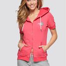 Jachetă casual cu mâneci scurte 