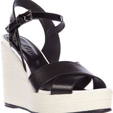 Hogan Sandals H263 Patent Leather Black