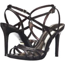 Incaltaminte Femei LAUREN Ralph Lauren Talulla Oxidized Brown Metallic Debossed Faux Snake Leather