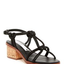 Incaltaminte Femei Matt Bernson Elba Ankle Strap Sandal BLACK METALLIC SUEDE