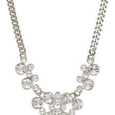Givenchy Crystal Cluster Rectangle Pendant Y-Necklace IM RHOD-CRY