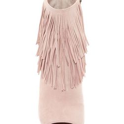 Incaltaminte Femei Sam Edelman Arizona Fringe Bootie LT PINK SUEDE