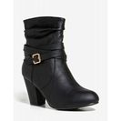 Incaltaminte Femei CheapChic Running Wild Bootie Black