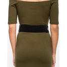 Accesorii Femei CheapChic Sonya Chain Accent Wide Stretch Belt Black
