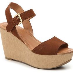 Incaltaminte Femei Tommy Hilfiger Francis Wedge Sandal Brown