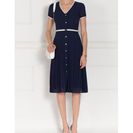 Incaltaminte Femei Nissa Rochie de zi RZ7635 Bleumarin