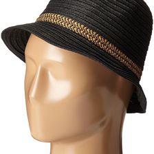 San Diego Hat Company PBF7301 Fedora with Pop Inset Black