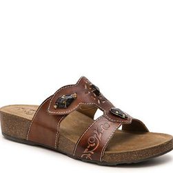 Incaltaminte Femei Spring Step L\' Artiste by Spring Step Inviting Wedge Sandal Brown