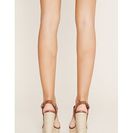 Incaltaminte Femei Forever21 Faux Leather Espadrille Wedges Chestnut