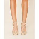 Incaltaminte Femei Forever21 MIA Melonie Lace-Up Pumps Nude