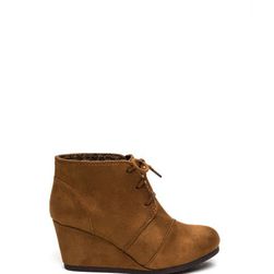 Incaltaminte Femei CheapChic Panel Accent Wedge Booties Hazel