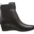 Incaltaminte Femei Rockport Total Motion Gore Pull On Boot w Croc Strap Black Leather