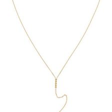 Bijuterii Femei Bony Levy 14K Yellow Gold Beaded Bar Pendant Necklace 14K YELLOW GOLD