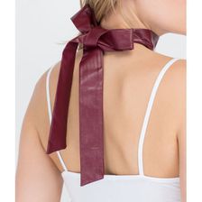 Bijuterii Femei CheapChic Multiple Choice Test Strappy Necklace Burgundy