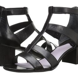 Incaltaminte Femei Johnston Murphy Kallie Back Zip Sandal Black Italian Soft Calfskin