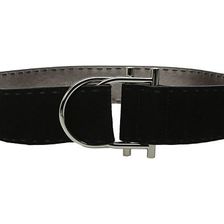 Accesorii Femei Michael Kors 50mm Suede Leather Belt with Hand Stitch on Double D-Ring Buckle with Pull Back Closure Black