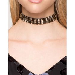 Bijuterii Femei CheapChic Pinhead Wide Choker Black