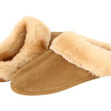 Incaltaminte Femei Minnetonka Sheepskin Mule Golden Tan Sheepskin