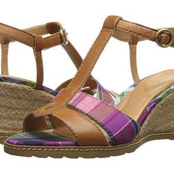 Incaltaminte Femei Rockport Garden Court Perf T-Strap Sandal Valigia Plaid