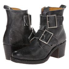 Incaltaminte Femei Frye Sabrina Double Buckle Black Montana Stone Wash