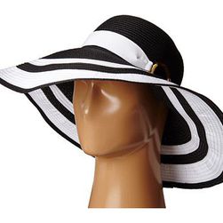 Accesorii Femei LAUREN Ralph Lauren Paper Straw Bright amp Natural Sun Hat BlackPearl