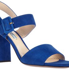 Prada Heel Sandals Blue