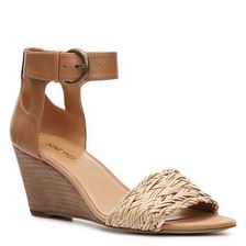 Incaltaminte Femei Nine West Rosling Wedge Sandal CognacBeige