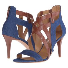 Nine West Idigit Blue/Brown Fabric