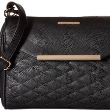 Rampage Quilted Piecing Crossbody Black