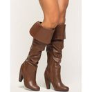 Incaltaminte Femei CheapChic Right On Track Boot Cognac