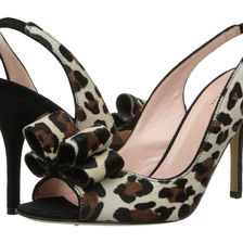 Kate Spade New York Charm Heel Grey Wildcat Haircalf/Black Suede