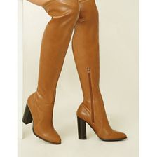 Incaltaminte Femei Forever21 Over-the-Knee Boots Camel