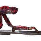 Incaltaminte Femei MIA Drina Red Paisley