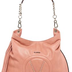 Valentino By Mario Valentino Penny Leather Tote ROSE