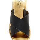 Incaltaminte Femei Franco Sarto Quentin Snake-Embossed Sandal BLACK