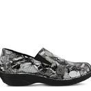 Incaltaminte Femei Spring Step Ferrara Butterfly Work Clog BlackGrey