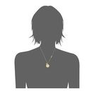 Bijuterii Femei Michael Kors Mother-of-Pearl Monogram Necklace GoldMother-of-PearlClear