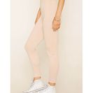 Incaltaminte Femei Forever21 Stretch Knit Pants Tancream