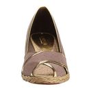 Incaltaminte Femei LAUREN Ralph Lauren Cecilia II BrownRL Gold Jersey KnitMet Kid PU