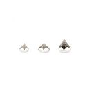 Bijuterii Femei Forever21 Iridescent Faux Stone Ring Set Bsilverblack