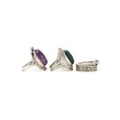 Bijuterii Femei Forever21 Faux Stone Ring Set Bsilverpurple