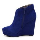 Incaltaminte Femei Michael Antonio Cerras Wedge Bootie Cobalt