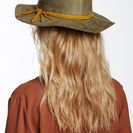 Accesorii Femei David Young Faux Suede Panama Hat OLIVE