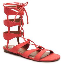 Incaltaminte Femei GC Shoes Amazon Fabric Gladiator Sandal Coral